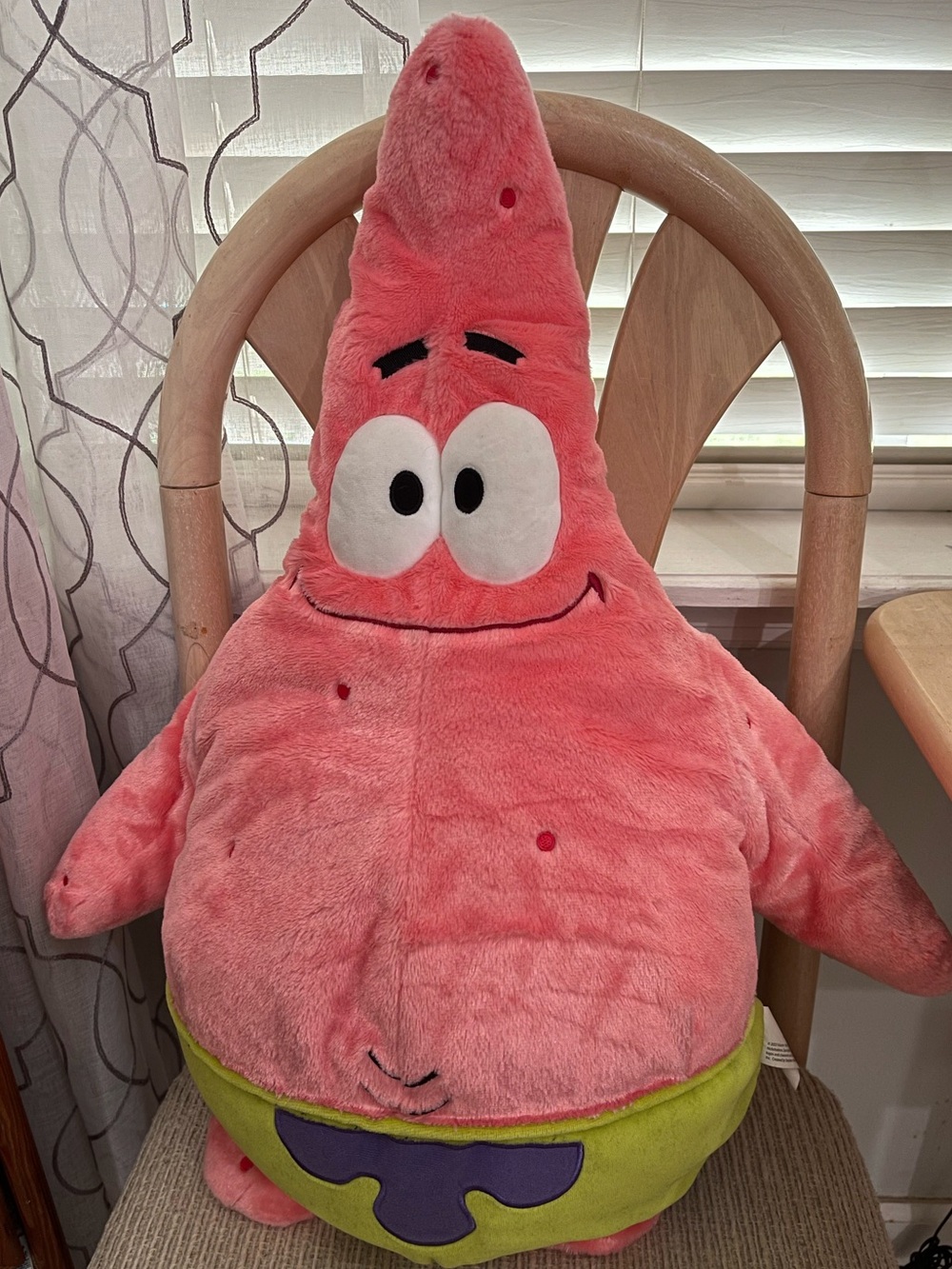 Universal Studios Exclusive Patrick Star Plush Spongebob Squarepants Jumbo 24”
